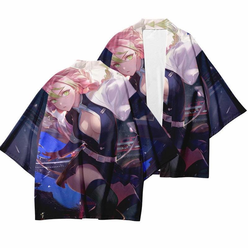 Sun Man Ghost Destroyer Blade Kimono Cloak Couple Casual Jacket 3D Digital Printing Cardigan Sunscreen Clothing