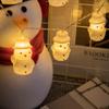 Christmas Decoration String Lights LED Snowman Lovely Fairy String Light for Bedroom Lawn Landscape Garden Home Holiday
