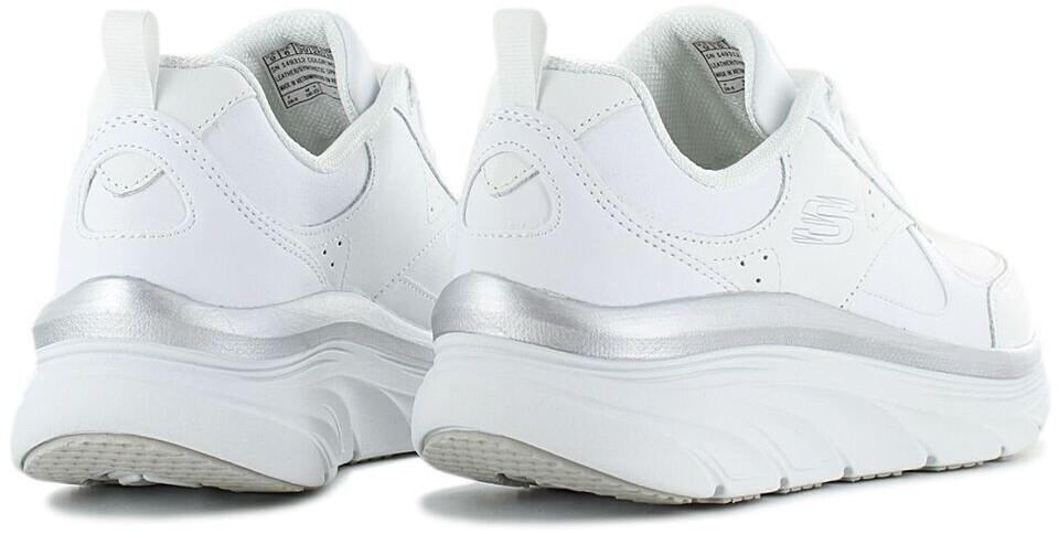 Skechers Relaxed Fit: кроссовки D'Lux Walker- Timeless Path белый/серебристый