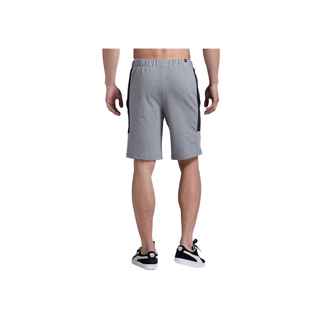 Puma Color Block Sports Shorts Men Bottoms Grey 852244-03