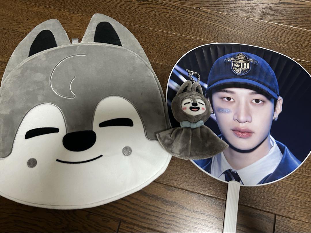 

[Б/У] Stray Kids Бан Чан Фан, Чехол, Набор брелоков для сумки