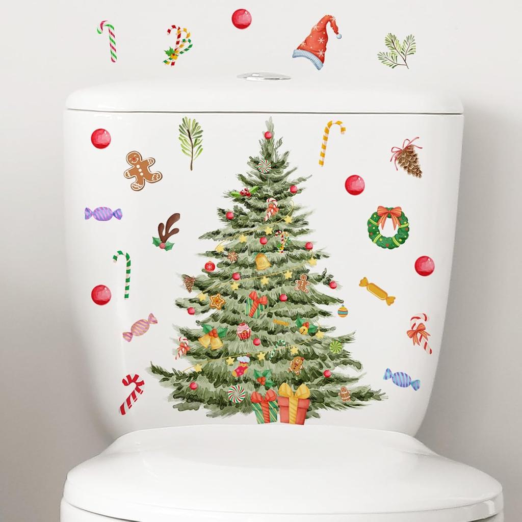Birds Flowers Butterfly Toilet Seat Lid Stickers Self-Adhesive Bathroom Wall Sticker Floral, Birds, Butterfly Toilet Seat Decals DIY Removable