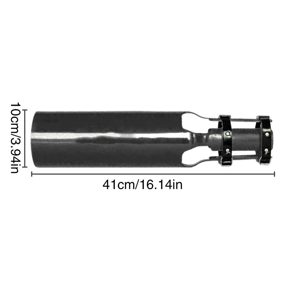 

Leaf Blower Attachment Doubles Airflow Booster Replacement Leaf Blower Air Booster Multipurpose Outdoor Tool for Snow Debris чорний