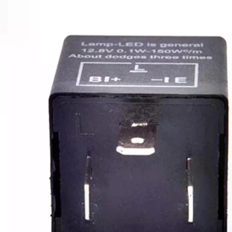 12V 3-Pin LED Adjustable Car Flasher Flash Relay For Turn Signal Light CF13
