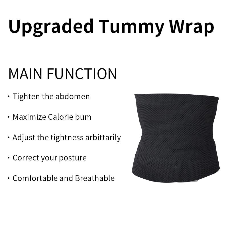 HOT SALE Elastic Band Tummy Wrap for Weight Loss Flat Belly Dolly Stomach Belt Body Shaper Waist Trainer for Women