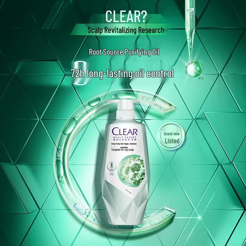 Clear Scalp Care Oil Control Revitalizing Shampoo
