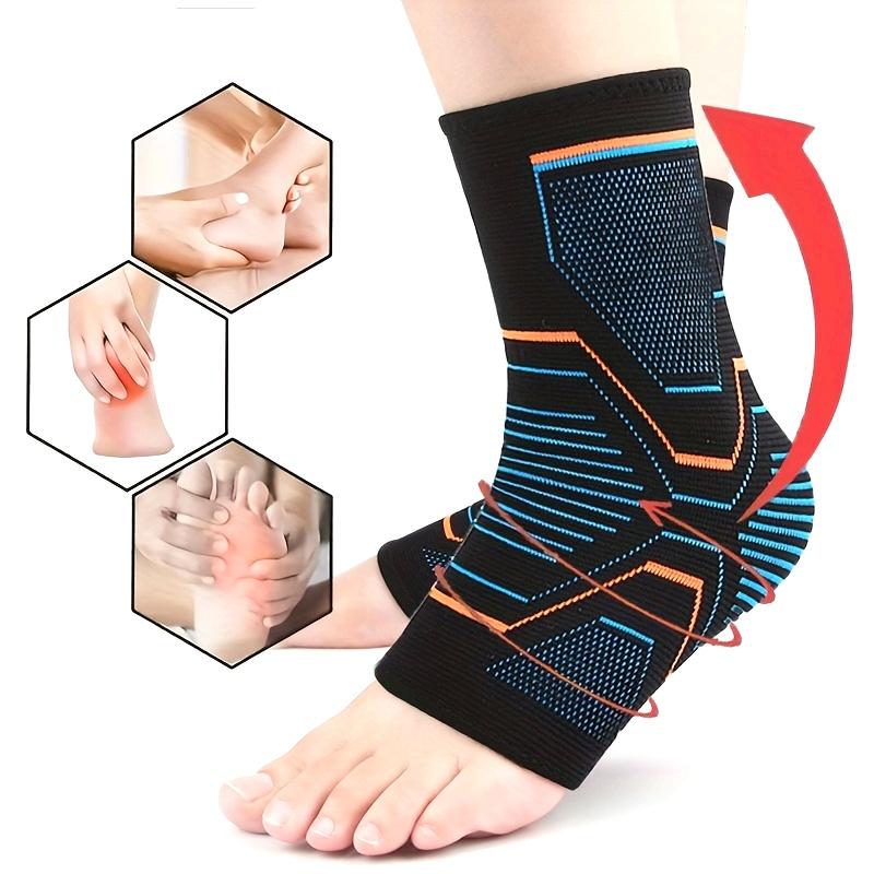 

1 PCS Ankle Brace Compression Sleeves Injury Recovery Joint Pain Tendon Support, Plantar Fasciitis Foot Socks with Arch Support XL