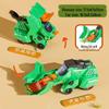 Transforming Dinosaur Inertial Toy Car: Plastic Engineering Vehicle for Kids
