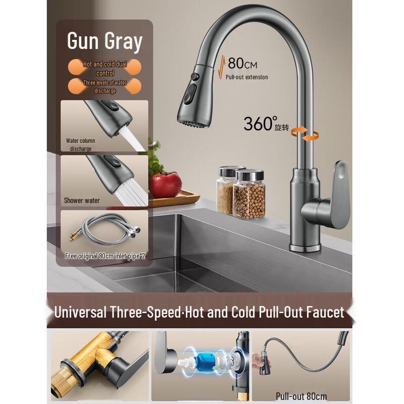 TLXT Kitchen Pull-Out Faucet