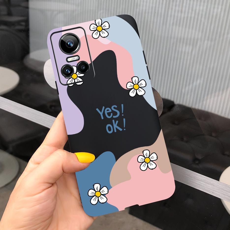 For Realme GT Neo 3 Case Colorful New Fashion Art Painted Cover For Oppo Realme GT Neo 3 80W / Neo3 150W Soft Slim Fundas Bumper