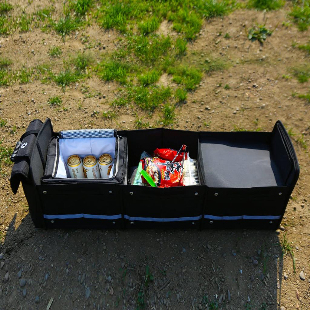 Rock Cloud Kofferraum Autoaufbewahrung 80L Groß mit Auto Blackbox, Box, Kapazität, Isoliert, Faltbar, Deckel, Kofferraum/Gepäckaufbewahrung,