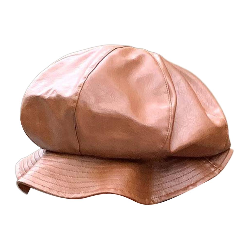 Women Cloud Beret Hat Korean Style Wrinkle Design Irregular Brim Spring Autumn Casual Fashion Headwear