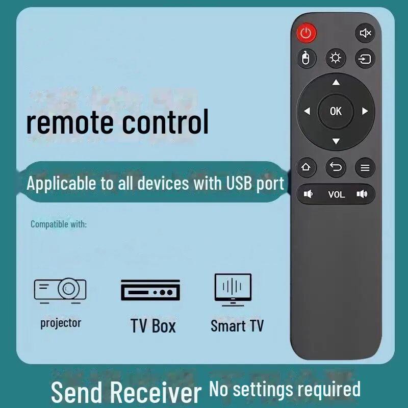 Yushuo/Wan Universal Remote Control for Projectors and TVs with USB Port Compatibility