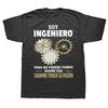 Ich bin ein Ingenieur, also habe ich immer Recht T-Shirt Lustige spanische Witze Ingenieure Geschenk T-Shirts Sommer Casual 100% Baumwolle Unisex Oberteile