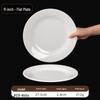 Yujia 10-Piece Melamine Dinner Plates