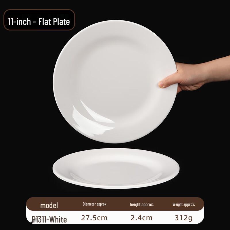 Yujia 10-Piece Melamine Dinner Plates