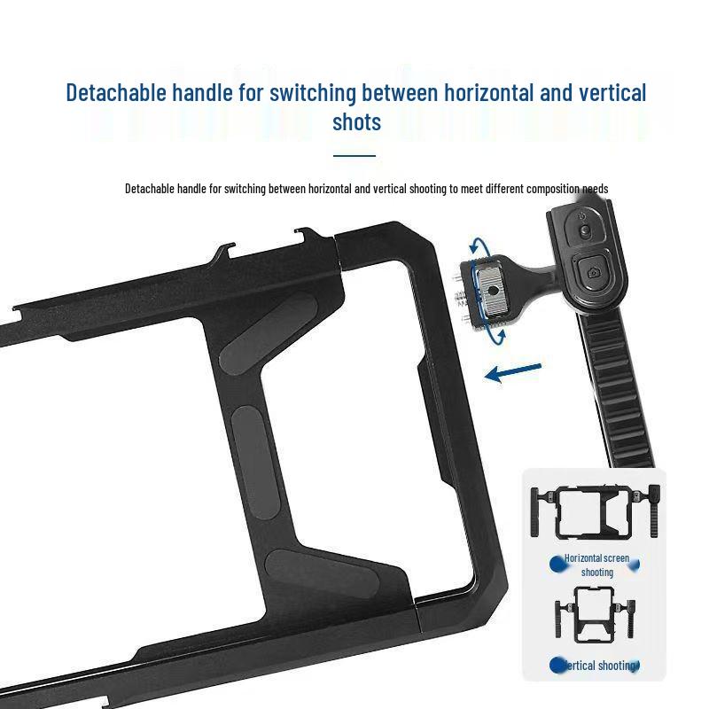 Klec na králíka Bluetooth Mobilní stabilizátor: Univerzální kovové prodloužení pro fotografování a živé vysílání