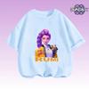 2026 Moda Camiseta Infantil Kpop Caçadores de Demônios Camiseta para Meninos Meninas Camiseta Verão Gola Redonda Manga Curta