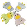 Cartoon Duck Hand Towel, Double Layer Coral Fleece, Quick-Drying, Absorbent, No-Shed