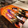 KPop Demon Hunters Warm Flannel Blanket, Printed for Bed Sofa Chair, Ideal for Picnic Travel Home -HYQ8
