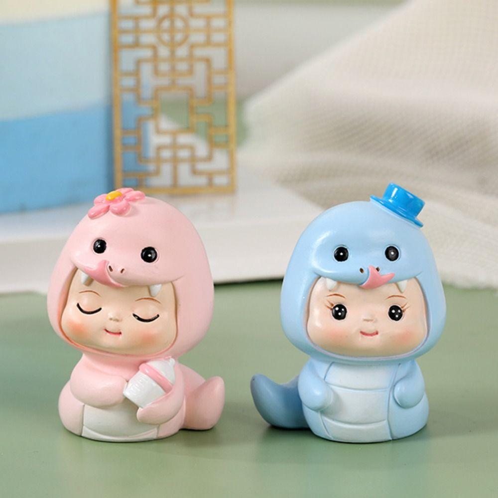 Traditional Lucky Snake Baby Ornament Cute Small Snake Figurine  New Year Decoration Gifts