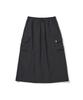 Snow Peak Apparel Cample Flare Skirt (S26Zwcsk11) Charcoal