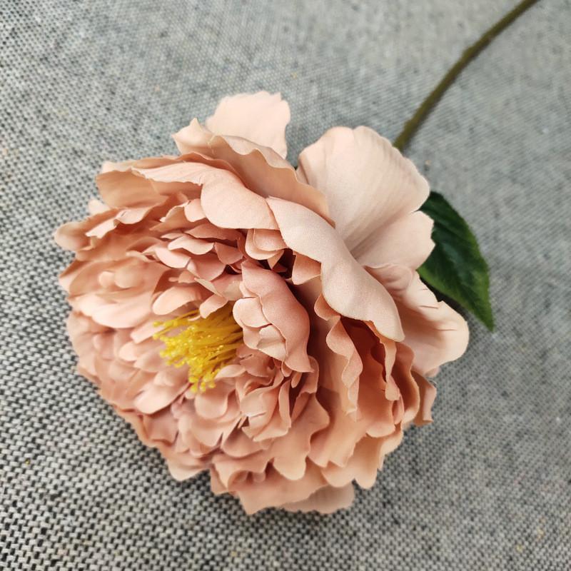 Artificial Flowers Peony Stems Wedding Centerpiece Vintage Style Floral Home