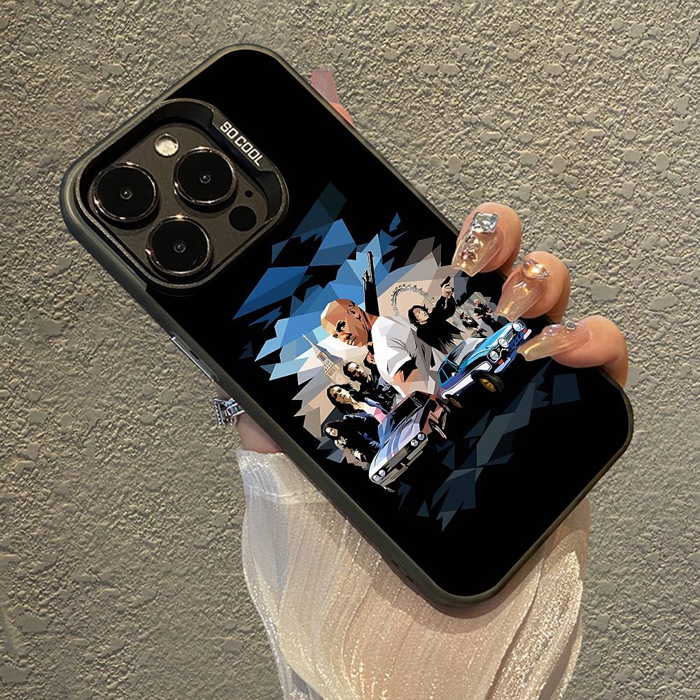 Fast And R-Furious Moive Phone Case For IPhone 16 15 Plus 14 13 12mini 11Pro Max Candy Matte Shockproof Back Cover
