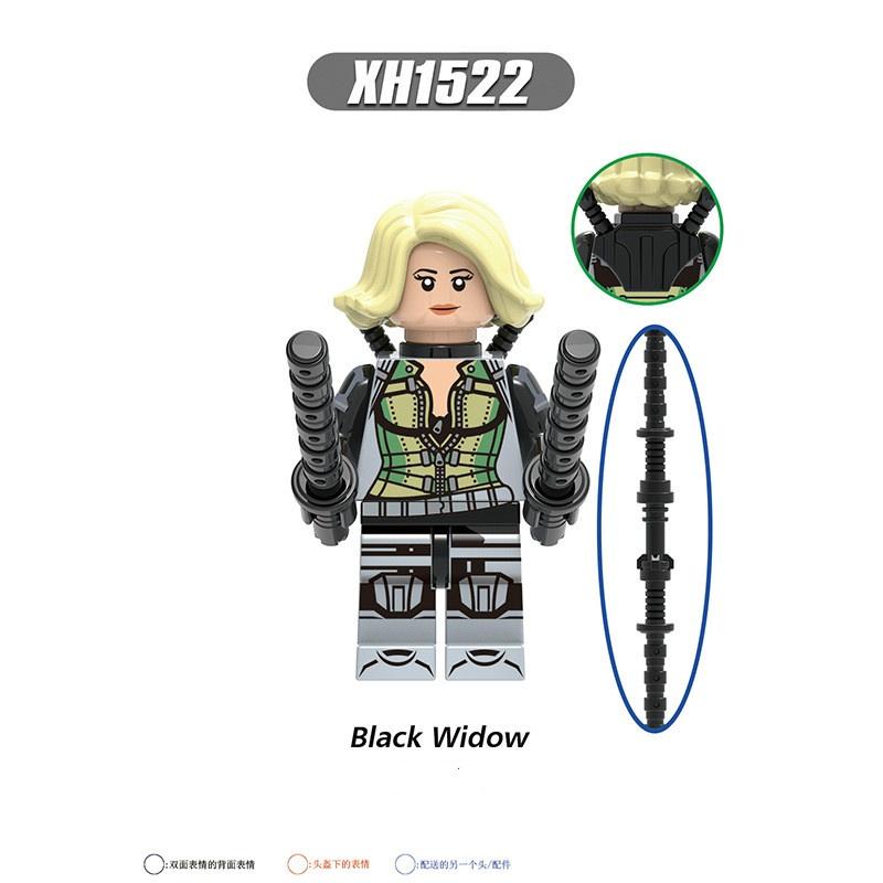 

Black Widow Yelena Minifigures Taskmaster Building Blocks Kids Toys XH0289 1058#
