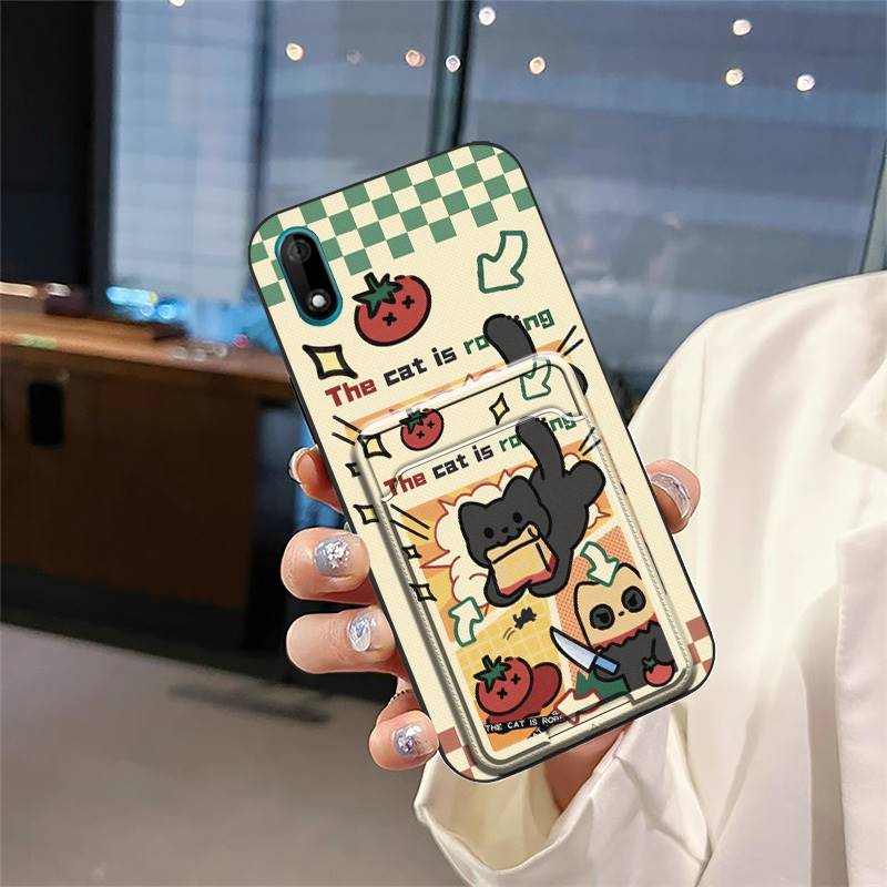 Card bag Anti-knock Phone Case For Wiko Jerry4/Y70 Soft case Shockproof Cover Dirt-resistant Silicone Fashion Design TPU