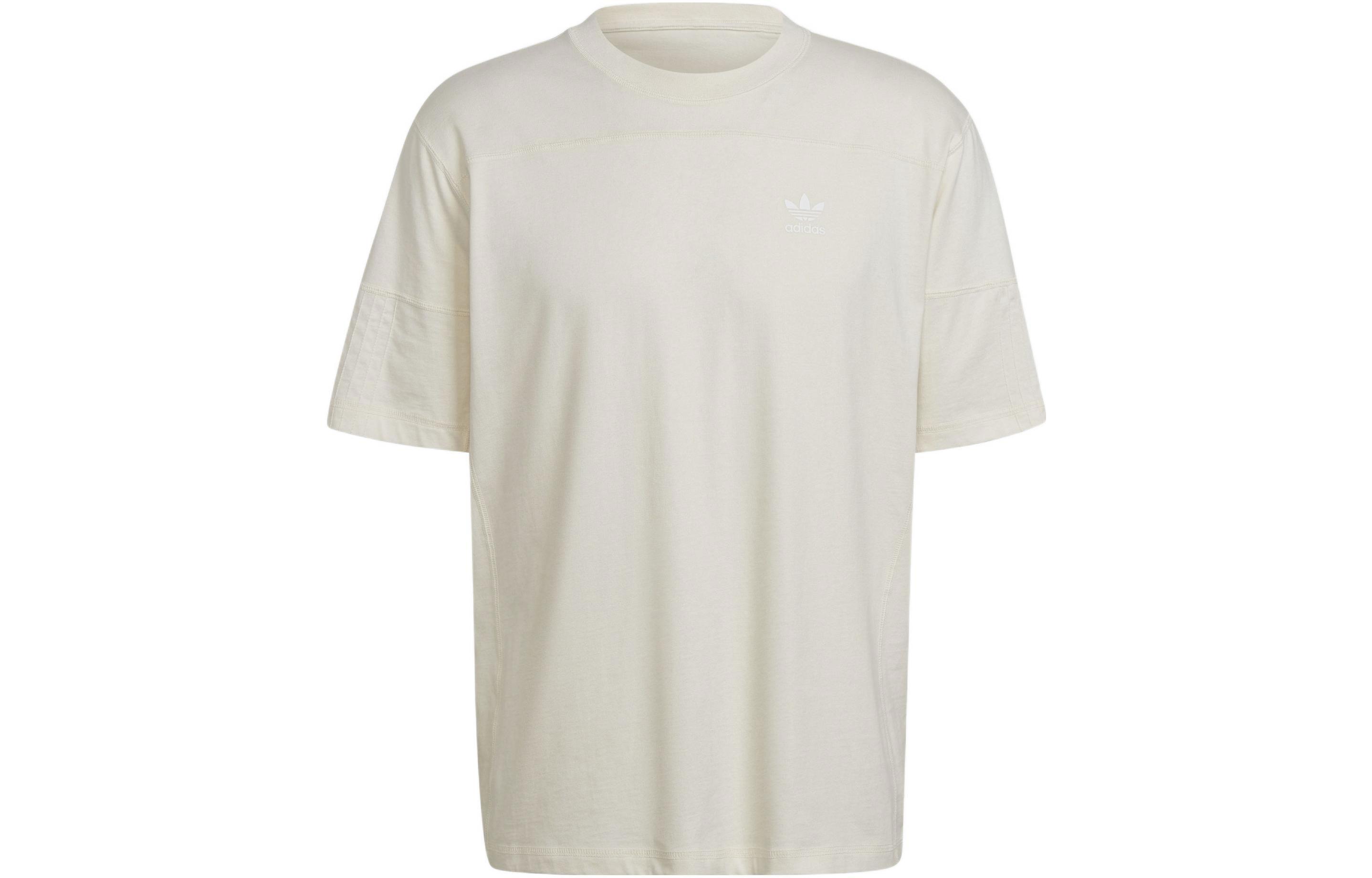 Adidas Originals T Shirts Men s Undyed Crew Neck Moderate Straight Fit HC1967 XS
