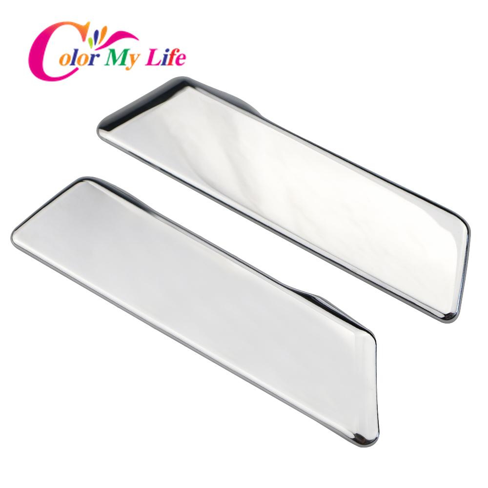 2Pcs/Set ABS Chrome Rear Door Handle Protection Cover Back Door Handle Trim for Toyota C-HR CHR 2016-2023
