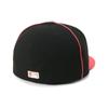 New Era 59FIFTY MLB NY Size 7 MLB Neyyan Black Two-Tone Cap, Black/Coral, 3/8, 5950, Piping, 2-Tone