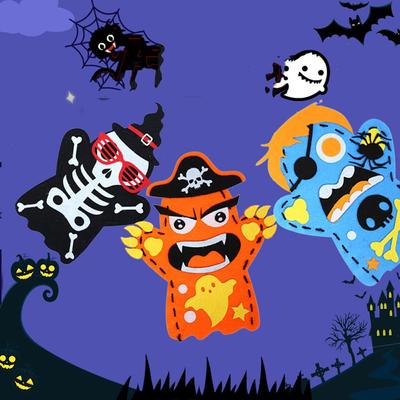 Toy Puppet Props Halloween Decoration DIY Hand Puppet Kits Halloween Puppet Hand Puppet Toy