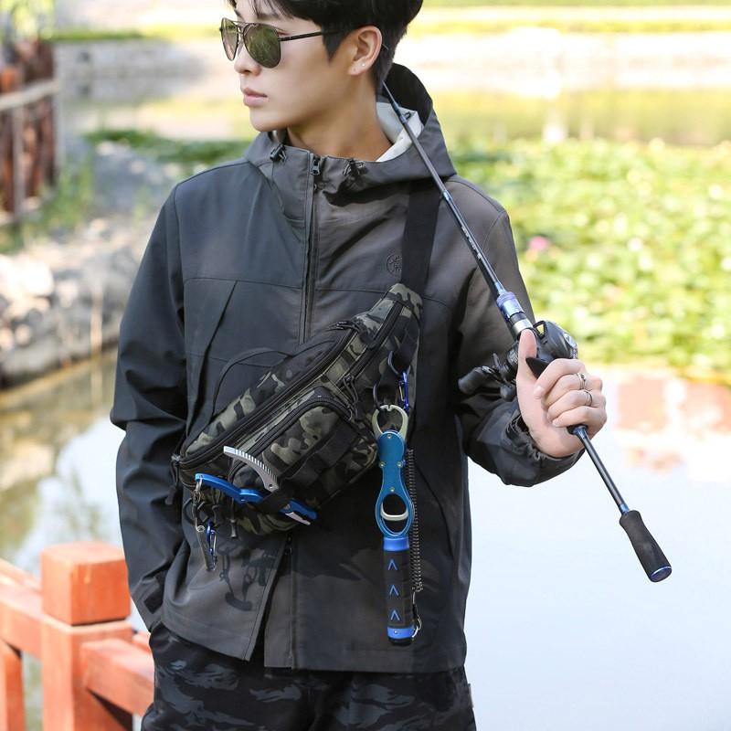 Multi-Functional Lightweight Waterproof Fishing Waist Pack Outdoor Travel Cycling Hiking Gear Storage