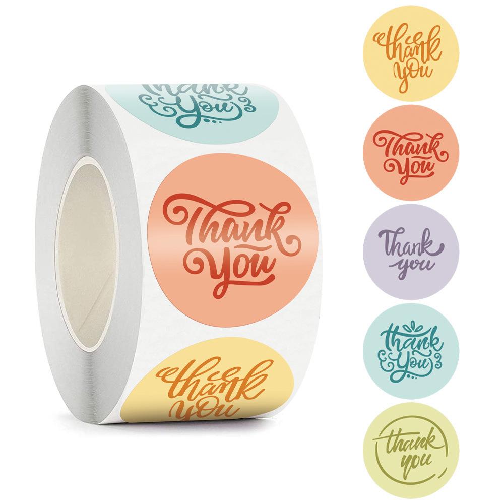 Cute Bulk Stickers Flowers Thank You Cute Korean Stationery X057