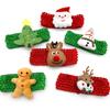 30/50pcs Large Dog Bowties Snowman Christmas Tree Deer Style Dog Collar Small Middle Large Dog Pet Supplies Dog Accessoreis Bows