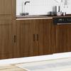VidaXL Base Cabinet for Sink Kalmar Artisan Oak Engineered Wood, Kitchen Base Cabinet, Kitchen Base Cabinet with Door 853454