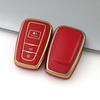 Toyota Crown Corolla Camry Sedan Gold TPU Soft Key Cover for Women