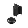 1Pc Heavy Duty Magnetic Door Stopper Stainless Steel Doorstop Black Without Punching Door Suction Door Holder Door Hardware