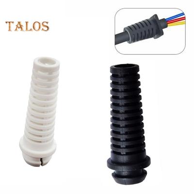 10Pcs PVC Cable Gland 6mm Strain Relief Boot Durable Wire Cord Protector Sleeve for Power Tool Core Household Appliance Industrial Equipment