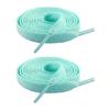 1 Pair Flat Sneaker Shoelaces 8mm Wide Polyester Replacement Multicolored Laces for Trainers and Casual Shoes Strings
