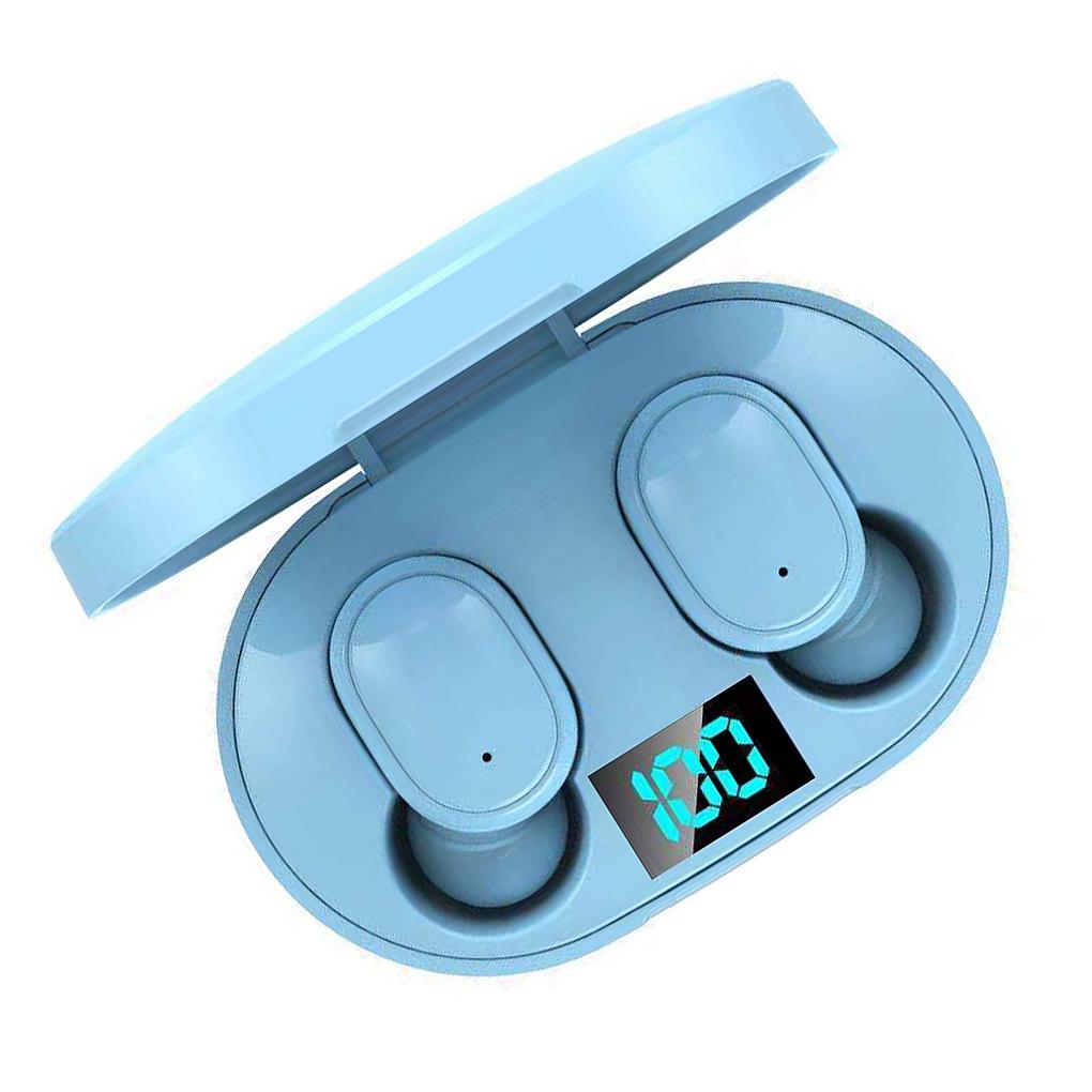 

1 пара навушників з зарядним кейсом Стереозвук Bluetooth-сумісні навушники Портативні Світлодіодний цифровий дисплей Бездротові