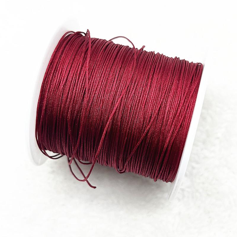 30M/Roll 0.4mm Nylon Cord Thread Chinese Knot Macrame Cord Bracelet Braided String DIY Tassels Beading Shamballa String Thread