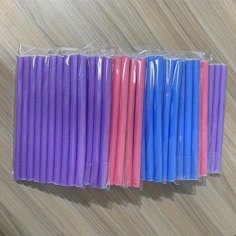 10 buc Bigudiuri Flexibile, Bigudiuri Răsucite, pentru Păr Ondulat, Bucle DIY din Spumă Moale, Instrumente de Coafat, cu Culoare Aleatorie