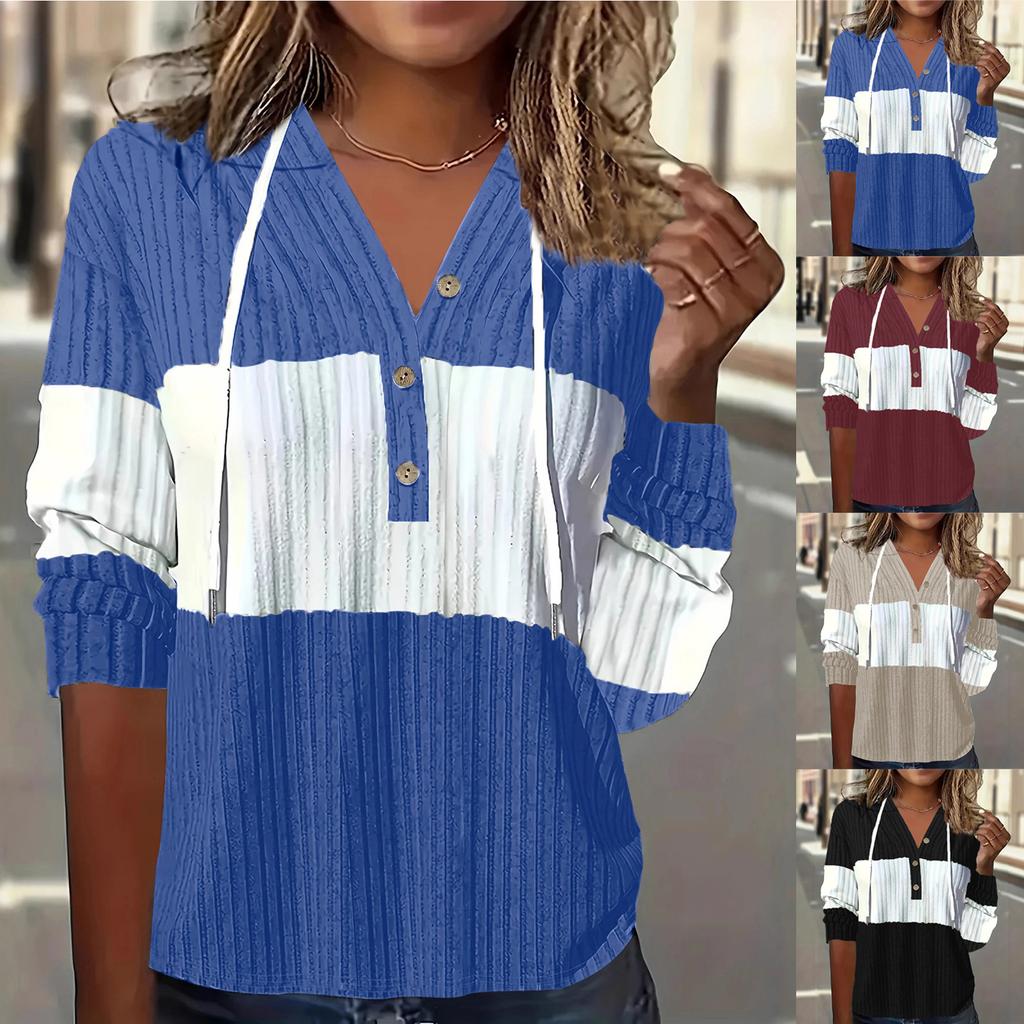 Womens Sweaters Fashion Hoodies Long Sleeve Tops Casual Sweatshirts Fall Pullover
