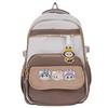 Schoolbag Wholesale New Small Fresh Girl Backpack Leisure Large Capacity Travel Computer Bag Student Cartoon Rab Schoolbag