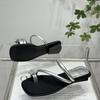Fashion Women's Summer 2025 New Hot Selling Fashionable High-quality Flat Sandals Open-Toe Roman Slippers Breathable Faionable