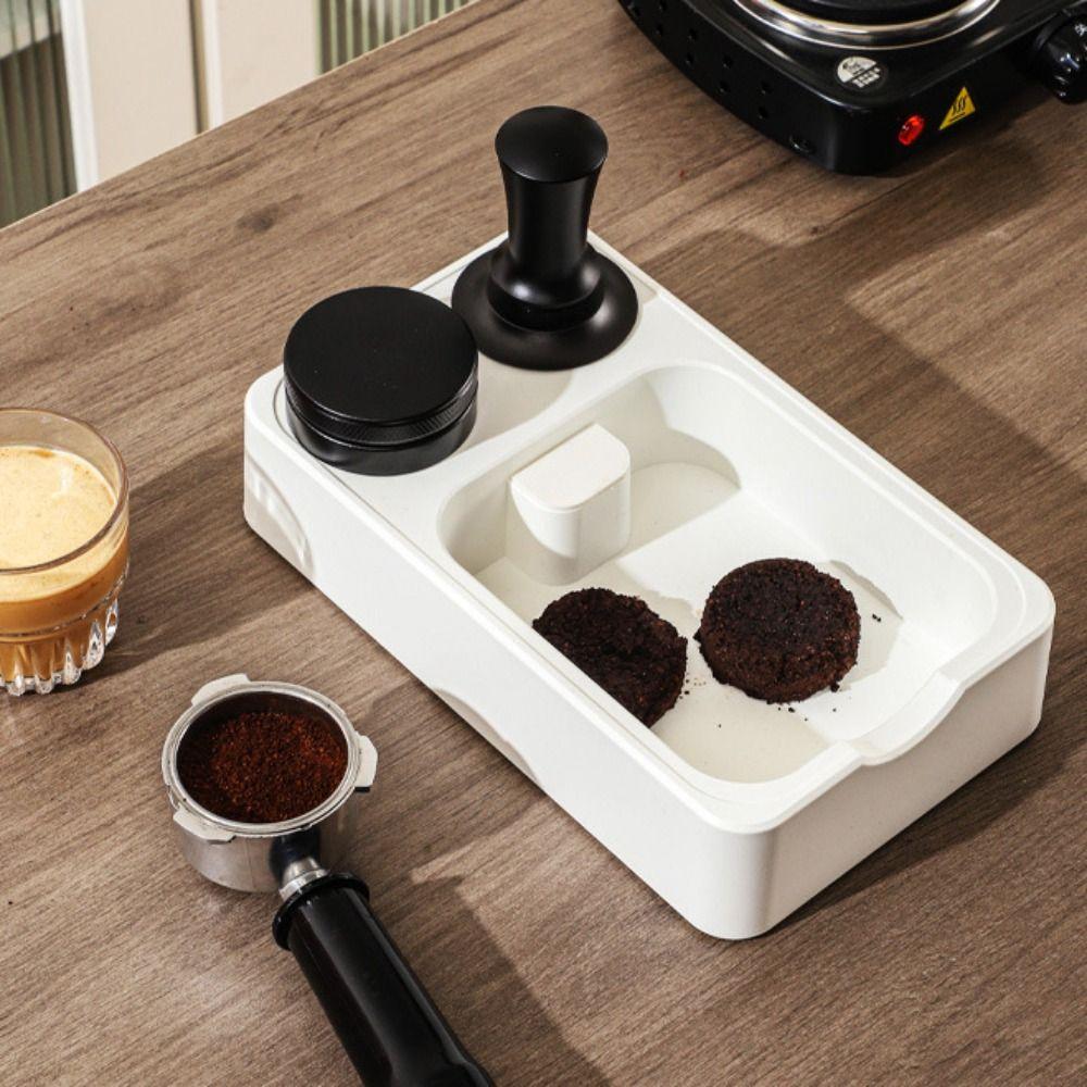 51/53/58mm Coffee Tamping Station Stand Base Coffee Station Tamper Holder  Worktop Coffee Bar