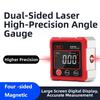 With Dual Laser Inclinometer 4x90° Electronic Goniometer Digital Angel Meter  Carpenter Tools
